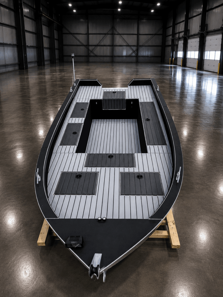 The Alusprint 430 is a compact and durable aluminum boat designed for fishing, work and leisure. Discover the model and request a quote.